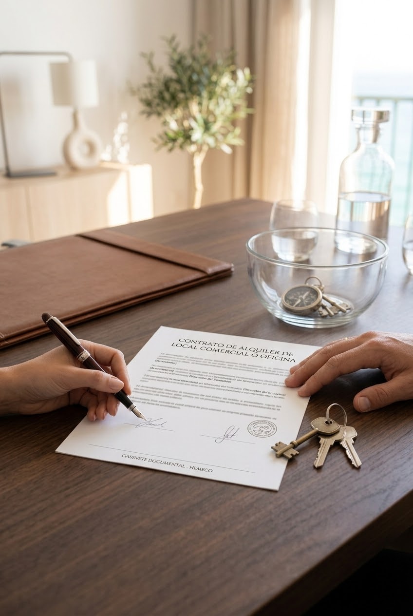 Contrato de Alquiler de Local Comercial u Oficina