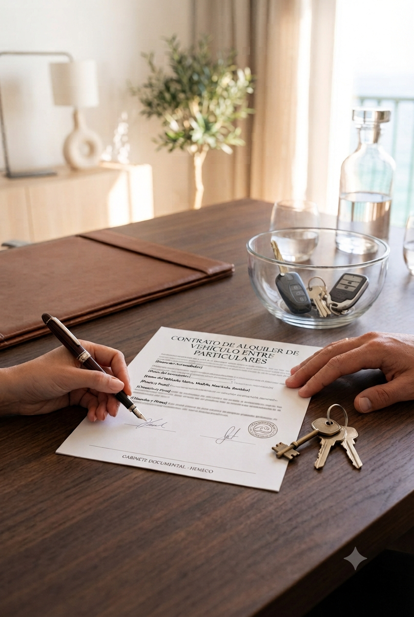 Contrato de Alquiler de Vehículo entre Particulares